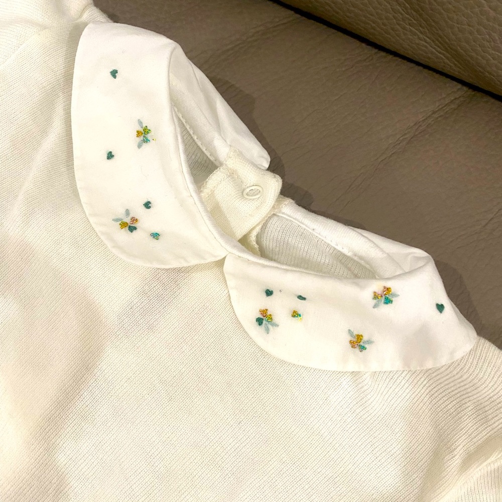 Bonpoint baby bodysuit 12 months